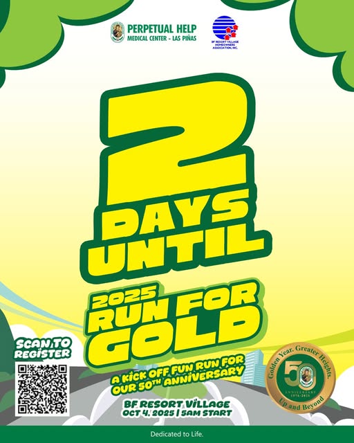 2 Days Until 2025 Run For Gold
