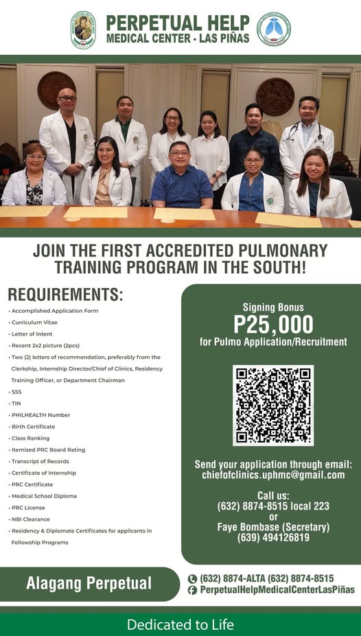 First Accredited Pulmonary Training Program